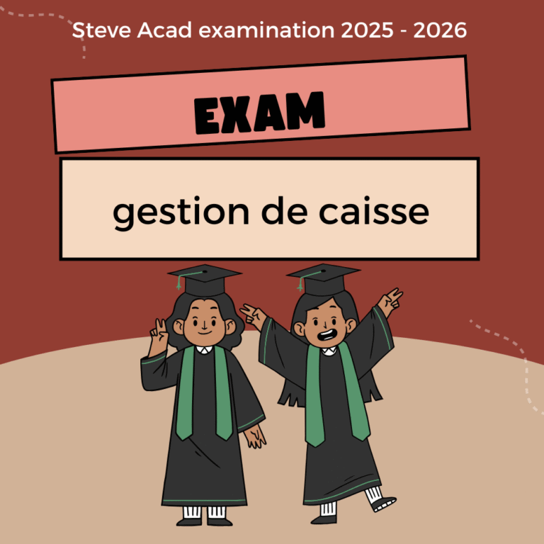 Évaluation finale en gestion de caisse